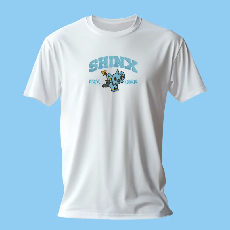 Shinx Electric Cub | Pokemon | T-shirt brodé