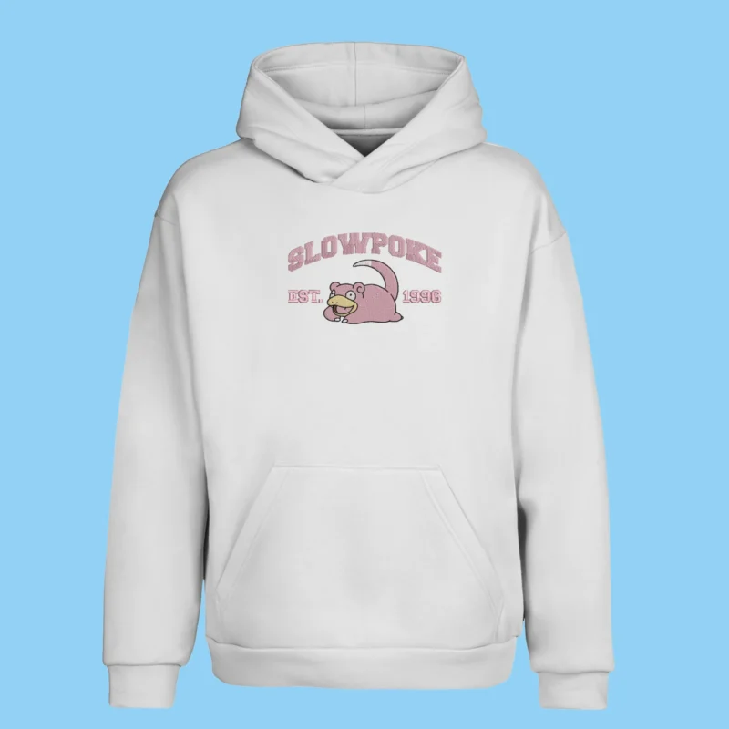Slowpoke Lazy Smile | Pokemon | Sweat à capuche brodé