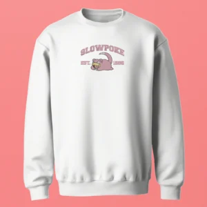 Slowpoke Lazy Smile | Pokemon | Sweatshirt brodé