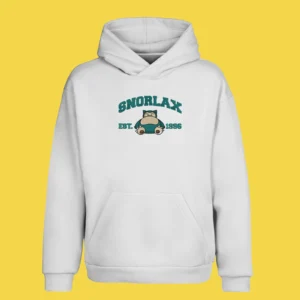 Snorlax Sleepy Giant | Pokemon | Sweat à capuche brodé