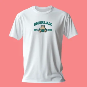 Snorlax Sleepy Giant | Pokemon | T-shirt brodé