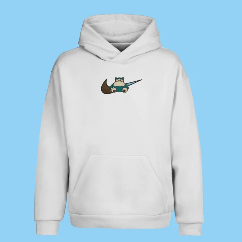 Snorlax Surf Nap | Pokemon | Sweat à capuche brodé
