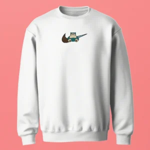Snorlax Surf Nap | Pokemon | Sweatshirt brodé