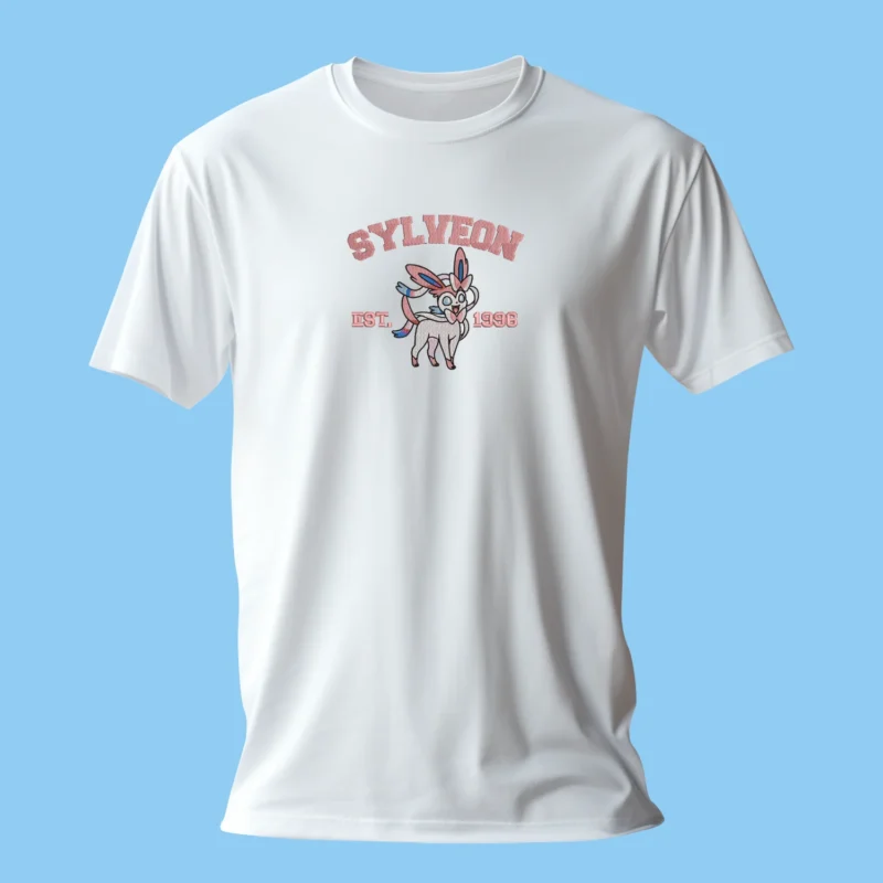 Sylveon Ribbon Grace | Pokemon | T-shirt brodé