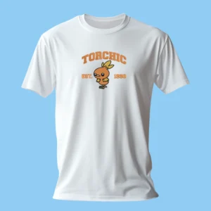 Torchic Fire Chick | Pokemon | T-shirt brodé