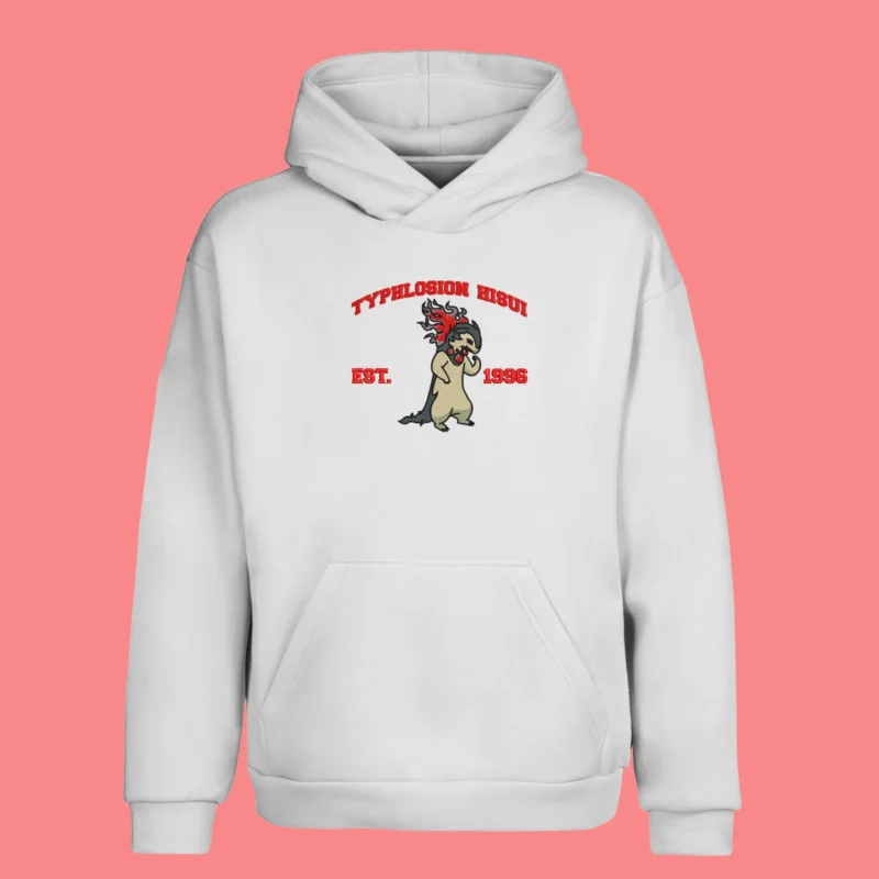 Hisuian Typhlosion Spirit Flame | Pokemon | Sweat à capuche brodé