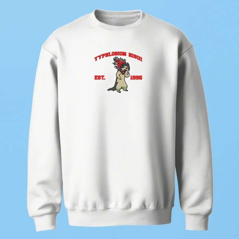 Hisuian Typhlosion Spirit Flame | Pokemon | Sweatshirt brodé