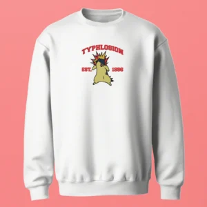 Typhlosion Flame Burst | Pokemon | Sweatshirt brodé
