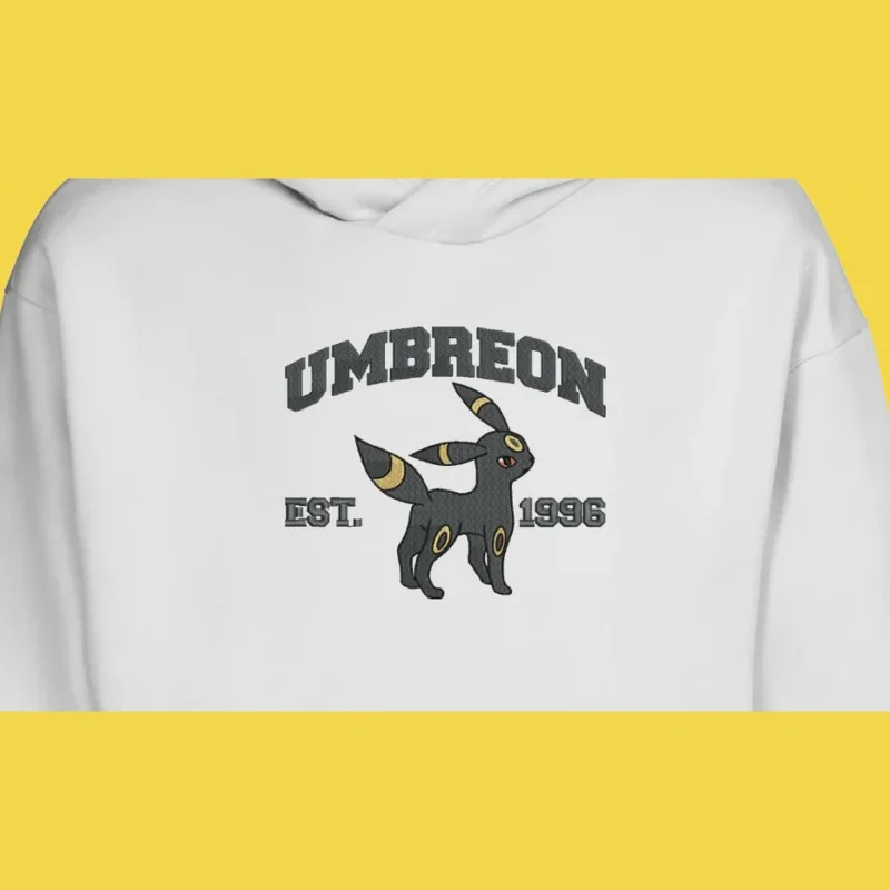 Umbreon Moon Shadow | Pokemon | Sweat à capuche brodé