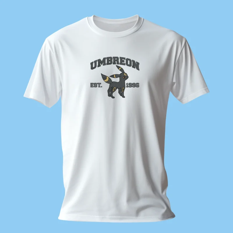 Umbreon Moon Shadow | Pokemon | T-shirt brodé