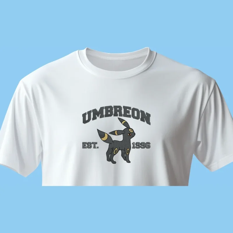Umbreon Moon Shadow | Pokemon | T-shirt brodé