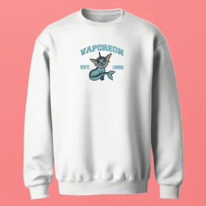 Vaporeon Ocean Flow | Pokemon | Sweatshirt brodé