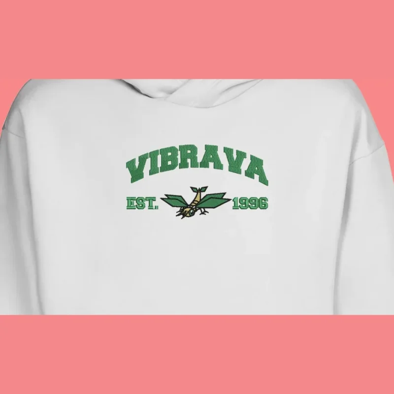Vibrava Desert Wings | Pokemon | Sweat à capuche brodé