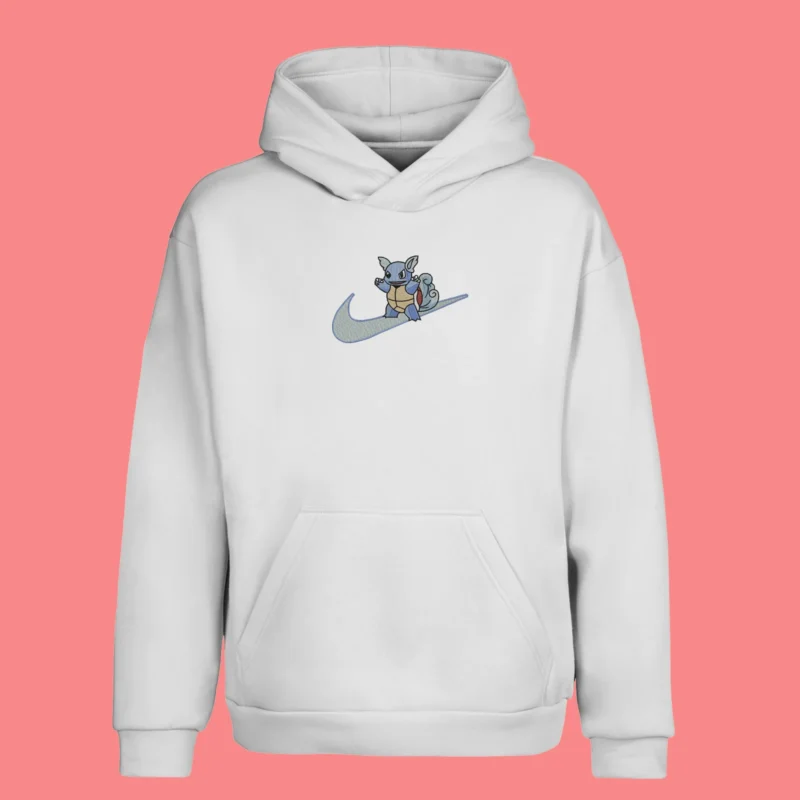 Wartortle Water Surf | Pokemon | Sweat à capuche brodé Wartortle Water Surf | Pokemon | Sweat à capuche brodé