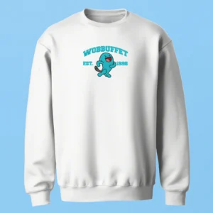 Wobbuffet Happy Pose | Pokemon | Sweatshirt brodé