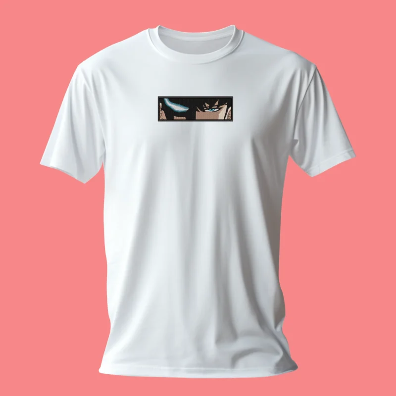 Sung Jinwoo Shadow Gaze | Solo Leveling | T-shirt brodé