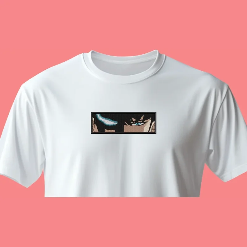 Sung Jinwoo Shadow Gaze | Solo Leveling | T-shirt brodé