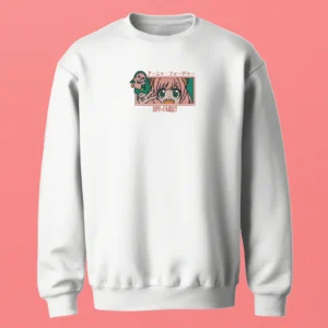 Anya Forger Plush Smile | Spy × Family | Sweatshirt brodé
