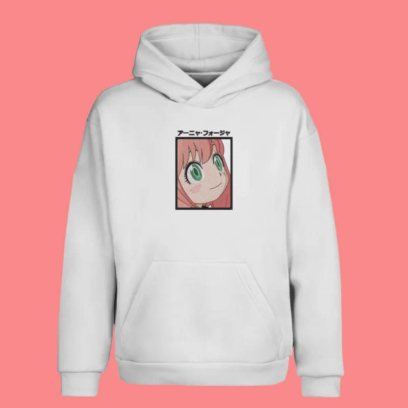 Anya Forger Sweet Smile | Spy × Family | Sweat à capuche brodé