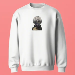 Ken Kaneki Ghoul Mask | Tokyo Ghoul | Sweatshirt brodé