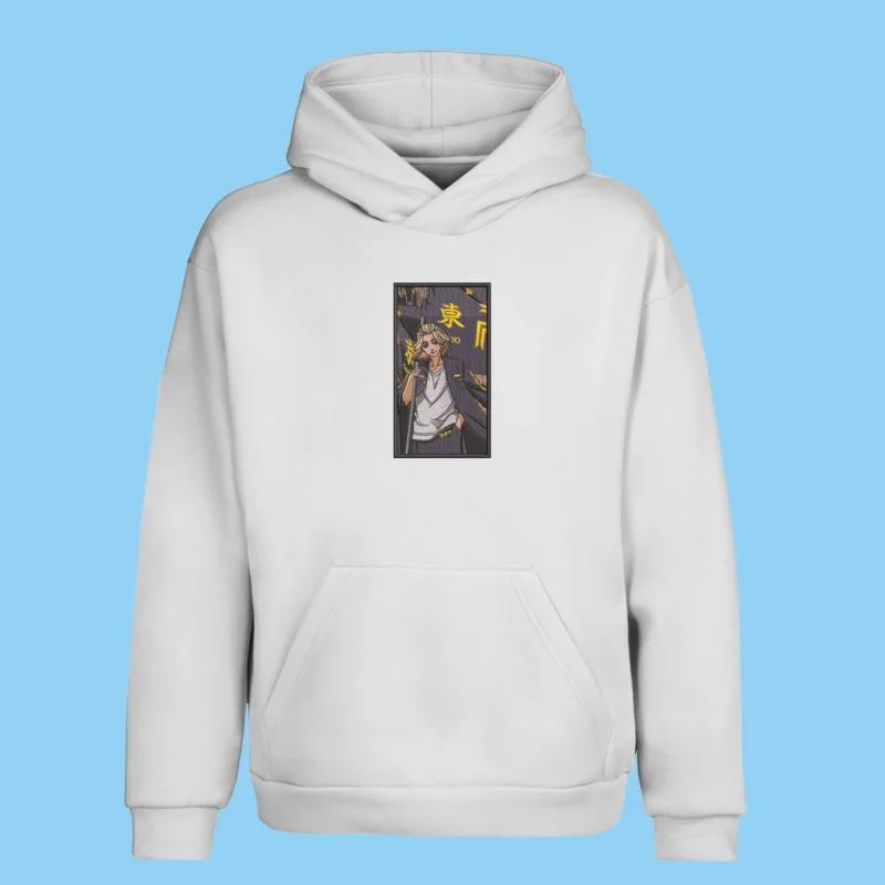 Mikey Sano Tokyo Manji | Tokyo Revengers | Sweat à capuche brodé