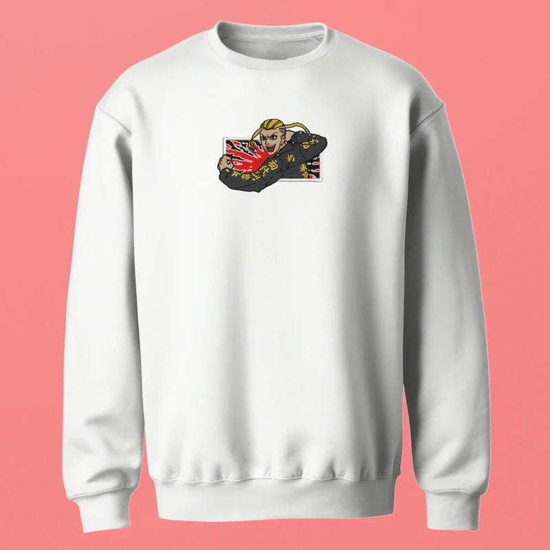Draken Ryuguji Street Fight | Tokyo Revengers | Sweatshirt brodé