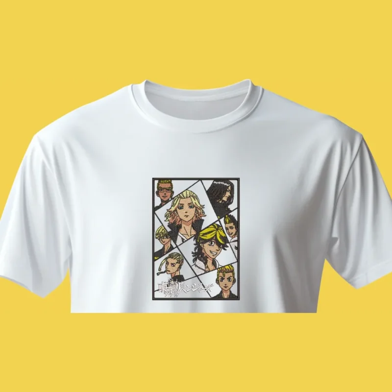 Tokyo Manji Gang Panel | Tokyo Revengers | T-shirt brodé