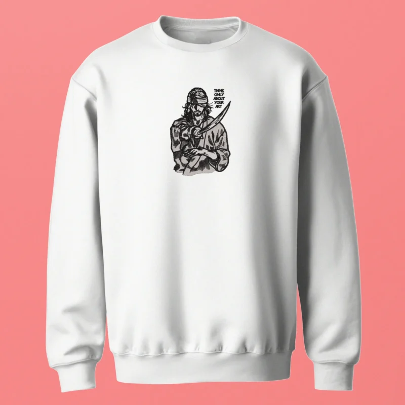 Musashi Miyamoto Art Focus | Vagabond | Sweatshirt brodé