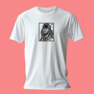 Musashi Miyamoto Portrait | Vagabond | T-shirt brodé