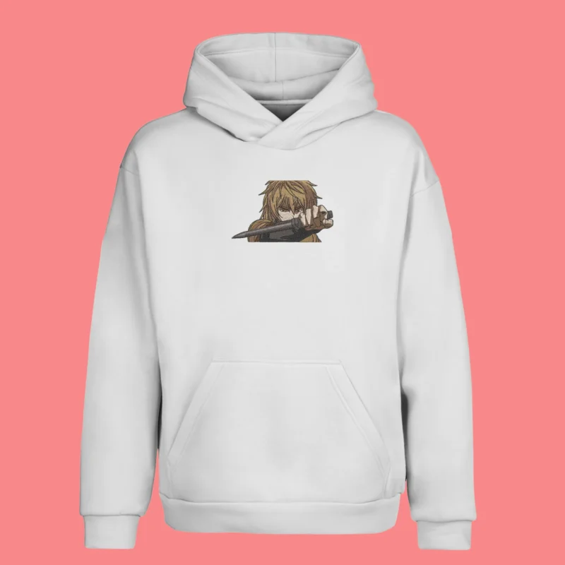 Thorfinn Dagger Charge | Vinland Saga | Sweat à capuche brodé