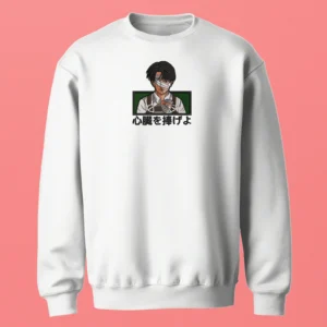 Levi Bandaged Resolve | L’Attaque des Titans | Sweatshirt brodé